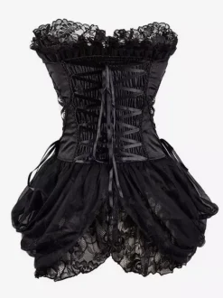 Corset vintage Vêtements vintage pour femmes Polyester