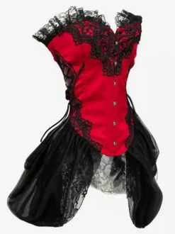 Corset vintage Vêtements vintage pour femmes Polyester