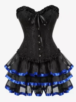 Corset vintage Vêtements vintage pour femmes Polyester