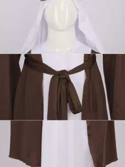 Costume De Berger Arabe Du Moyen-Orient De Dubaï Costume D'aîné Déguisement De Fête D'halloween
