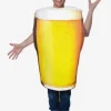 Costume De Nourriture Glace De Bière Adultes Unisexe Jaune Drôle Costumes Déguisements Halloween