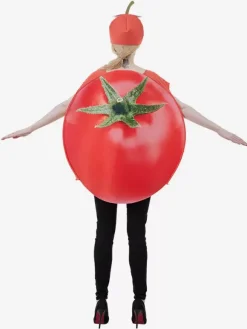Costume de tranche de fruit d'halloween costume de spectacle de scène de tomate de légume adulte combinaison de tomate cos