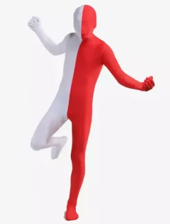 Costume de zentai combinaison enveloppé unisexe en lycra spandex avec patchwork Déguisements Halloween