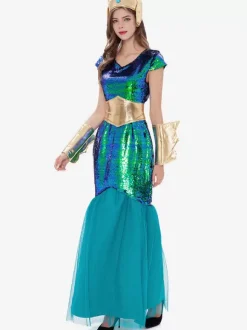 Costume d'Halloween Neptune mascarade de pharaon grec romain antique Cosplay