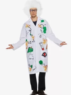 Costume d'événement de fête de campus de scientifique fou de laboratoire amusant de Frankenstein d'Halloween