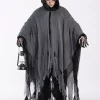 Costume effrayant de cape fantôme en lambeaux pour Halloween