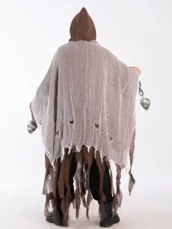 Costume effrayant de cape fantôme en lambeaux pour Halloween