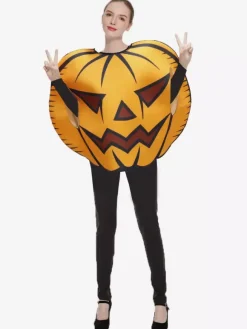 Costume de citrouille d'Halloween pour adultes tenue de spectacle sur scène