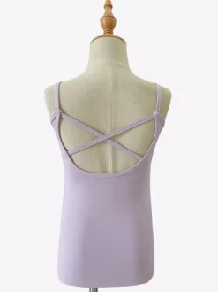 Costume de danse classique pour enfant robe de ballerine en polyester lavande costumes de danse
