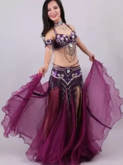 Costume de danse du ventre pour femme ensemble de 5 pièces