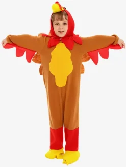 Costume de dinde de Thanksgiving pour enfants peluche kigurumi pour spectacle.