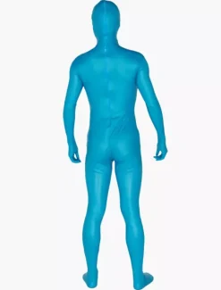 Costume de zentai bleu métallisé Déguisements Halloween