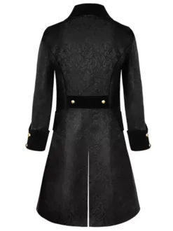Costume rétro noir moyen âge velours rétro Opéra homme Déguisements Halloween