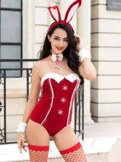 Costumes 5 pièces pour Noël Attrayants Teddys pour femmes