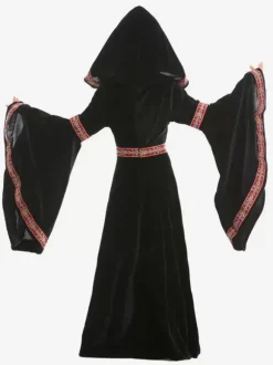 Costumes Bordeaux Vampire Velours Enfant Cosplay Vêtement Déguisement Carnaval