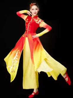 Costumes Chinois Femme Costume De Danse Traditionnelle Carnaval Costumes Déguisements Halloween