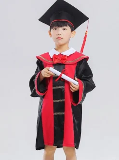 Costumes de Cosplay pour enfants Costume de baccalauréat Cosplay chapeau noir
