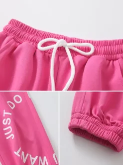 Costumes de danse Jazz pantalons en Polyester filles ensemble 3 pièces
