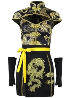 Costumes de danse jazz Vêtements de danse du dragon chinois
