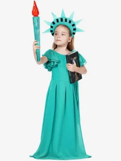 Costumes De Scène De La Statue De La Liberté Carnaval Les Enfants Pâques