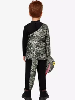 Costumes de serpent pour enfants pour Halloween Carvinal Top et combinaison