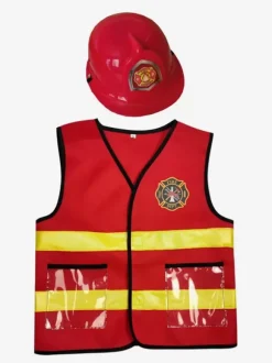Costumes d'Halloween pour enfants Ensemble d'Halloween rouge Gilet accessoire en polyester pour enfants