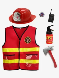 Costumes d'Halloween pour enfants Ensemble d'Halloween rouge Gilet accessoire en polyester pour enfants