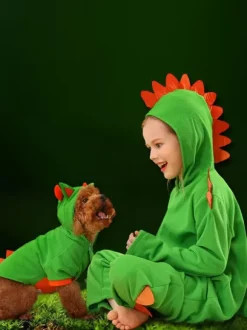 Costumes d'Halloween pour enfants Combinaison d'Halloween verte Combinaison en fibre de polyester pour enfants