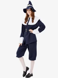 Costumes Marchandises de vacances Costumes de vacances Halloween Fibre de polyester bleu marine foncé