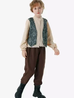 Costumes Oktoberfest Enfants Ensemble Marron Café Déguisement Vintage Garçon