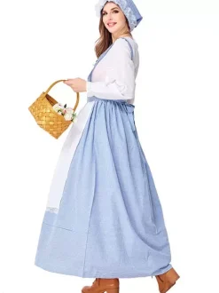 Costumes Robe Femme De Chambre Cosplay De Ménage En Coton Déguisements Halloween