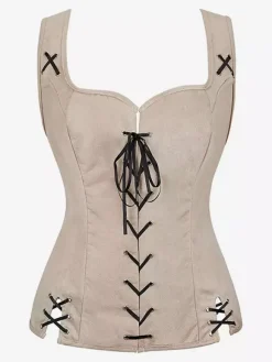 Costumes rétro blanc écru haut en Polyester pour femmes Costume rétro Marie Antoinette vêtements Vintage Bourgogne