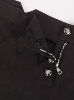 Costumes rétro en polyester rétro vintage noir pour homme