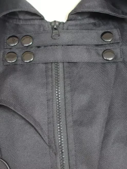 Costumes rétro Opéra homme noir Vintage manches longues uniforme pardessus Cosplay Halloween
