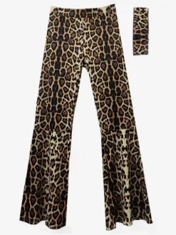 Costumes Rétro Roses Femmes Fleuri Pantalon En Polyester Accessoire Ensemble Vintage