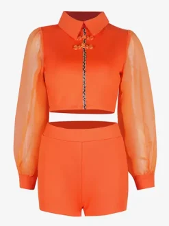 Costumes de danse Jazz pour femmes pantalon en Lycra et Spandex pardessus vêtements de danse