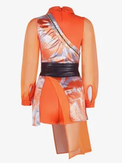 Costumes de danse Jazz pour femmes pantalon en Lycra et Spandex pardessus vêtements de danse