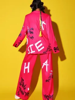 Costumes de danse Jazz Veste en Polyester filles manches longues danse