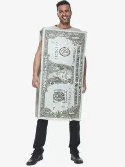 Costumes de dollar personnalisés pour Halloween costumes de fête de bar de billets de dollar