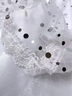 Costumes De Princesse Enfants Ensemble Blanc Robe Déguisement