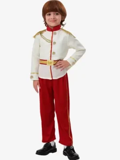 Costumes d'Halloween pour enfants Ensemble rouge en polyester pour Halloween Haut et pantalon pour enfants