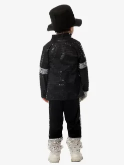 Costumes d'Halloween pour enfants Ensemble d'Halloween noir Pantalon en polyester pour enfants