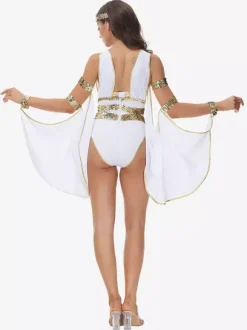 Costumes Halloween Grecs Combinaison Sexy Pour Femmes Blanches Costumes De Vacances