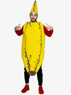 Costumes Marchandises de vacances Costumes de vacances Halloween Drôle Jaune Fibre de polyester