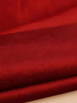 Costumes Rouges Style Audrey Hepburn Manteau Vintage Ajusté Déguisement Rétro Bourgogne