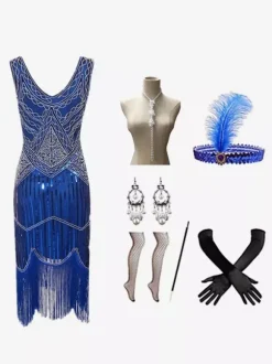 Costumes Rétro Robe Ensemble Paillettes Accessoire Vintage Femme Marie Antoinette 18ème Siècle Bourgogne
