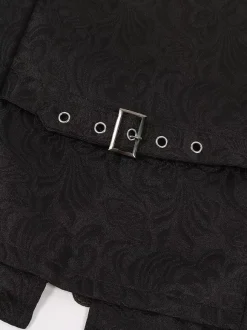Costumes rétro sans manches en polyester vintage noir pour homme