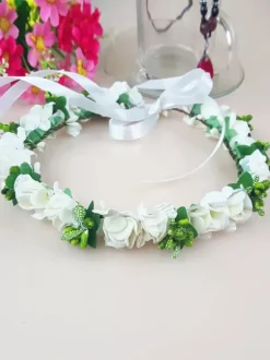 Couronne de fleur de mariage accessoire de mariage