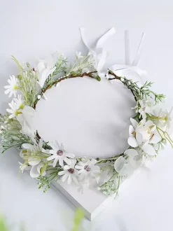 Couronne de fleur de mariage accessoire de mariage
