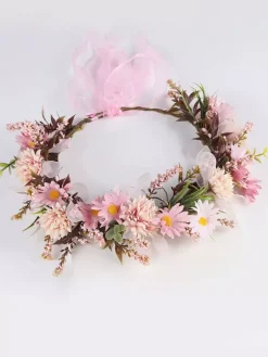 Couronne de fleur de mariage accessoire de mariage